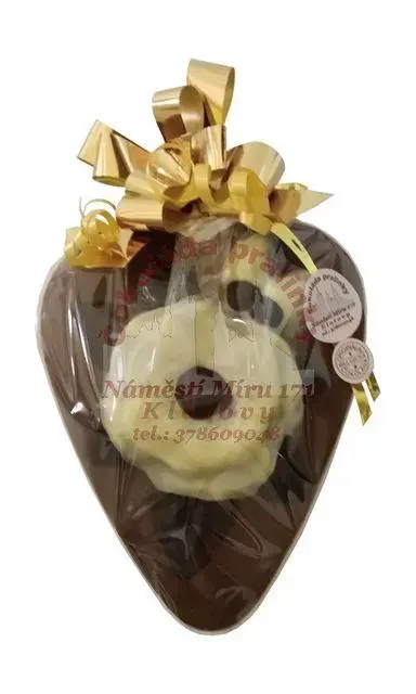 Srdce velké plněné pralinkami